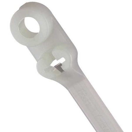 Cable Tie, 14 in L, 3-1/2 in Max Bundle Dia., Natural, Nylon 6/6, 120 lb Strength, 500 PK MPN:TY37M