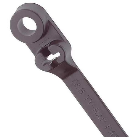 Cable Tie, 14 in L, 3-1/2 in Max Bundle Dia., Black, Nylon 6/6, 120 lb Strength, 500 PK MPN:TY37MX