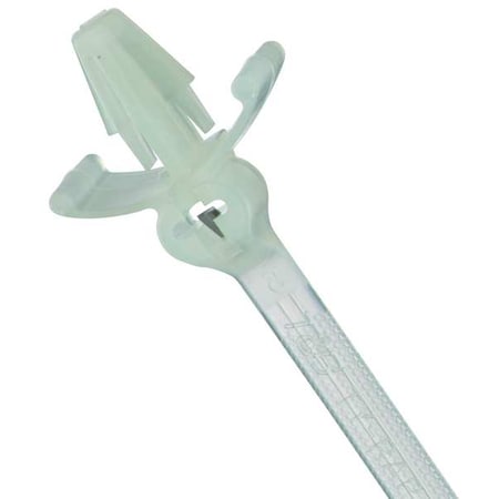 Cable Tie, 8 in L, 1-3/4 in Max Bundle Dia., Natural, Nylon 6/6, 50 lb Strength, 1000 PK MPN:TY38M