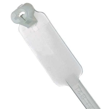 Cable Tie, 7-1/2 in L, 1-3/4 in Max Bundle Dia., Natural, Nylon 6/6, 50 lb Strength, 1000 PK MPN:TY46M