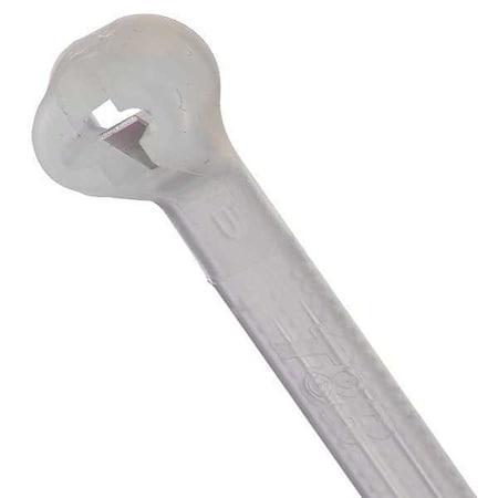 Cable Tie, 14-1/2 in L, 4 in Max Bundle Dia., Natural, Nylon 6/6, 30 lb Strength, 100 PK MPN:TY5244M
