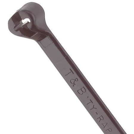 Cable Tie, 5-1/2 in L, 1-1/4 in Max Bundle Dia., Black, Nylon 6/6, 30 lb Strength, 100 PK MPN:TY524MX