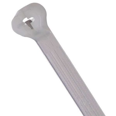Cable Tie, 7-1/2 in L, 1-3/4 in Max Bundle Dia., Natural, Nylon 6/6, 50 lb Strength, 100 PK MPN:TY525M