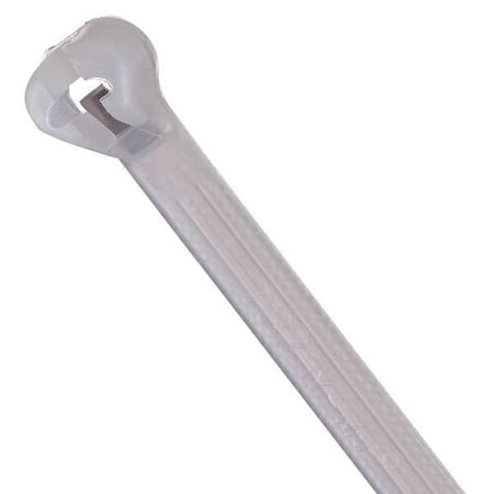 Cable Tie, 11-1/2 in L, 3 in Max Bundle Dia., Natural, Nylon 6/6, 30 lb Strength, 100 PK MPN:TY526M