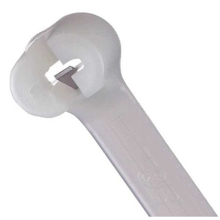 Cable Tie, 8-1/2 in L, 2 in Max Bundle Dia., Natural, Nylon 6/6, 120 lb Strength, 50 PK MPN:TY5272M