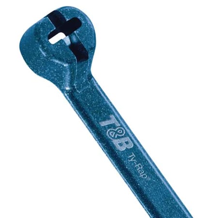 Cable Tie, 14 in L, 4 in Max Bundle Dia., Blue, Nylon 6/6, 50 lb Strength, 100 PK MPN:TY528M-NDT