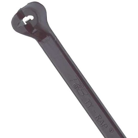 Cable Tie, 14-1/2 in L, 4 in Max Bundle Dia., Black, Nylon 6/6, 50 lb Strength, 100 PK MPN:TY528MX