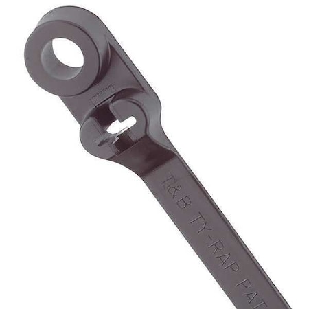 Cable Tie, 14 in L, 3-1/2 in Max Bundle Dia., Black, Nylon 6/6, 120 lb Strength, 50 PK MPN:TY537MX