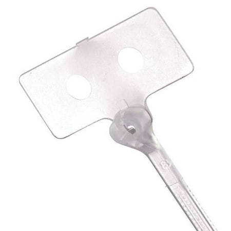 Cable Tie, 4 in L, 1/16 in Max Bundle Dia., Natural, Nylon 6/6, 18 lb Strength, 100 PK MPN:TY553M