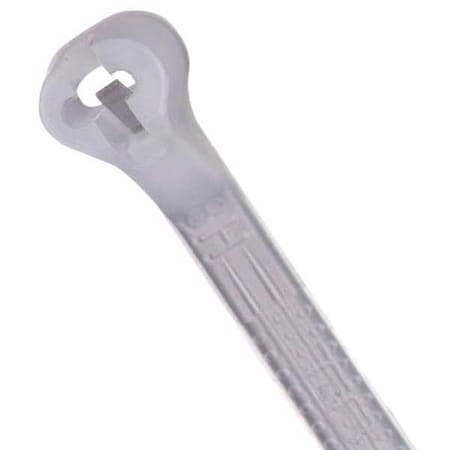 Cable Tie, 7 in L, 1-1/2 in Max Bundle Dia., Natural, Nylon 6/6, 18 lb Strength, 1000 PK MPN:TYB2315M