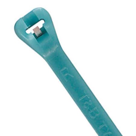 Cable Tie, 4 in L, 9/16 in Max Bundle Dia., Blue, Tefzel, 18 lb Strength, 100 PK MPN:TYZ523M