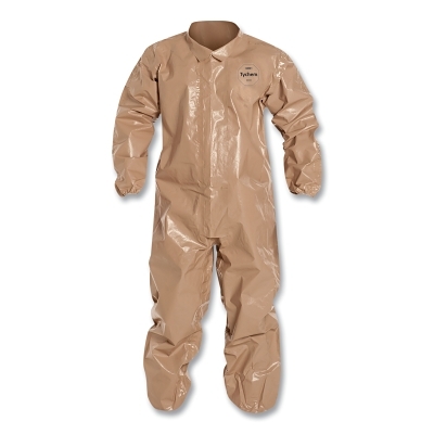 Tychem 5000 Coverall Collar Tan Sm MPN:C3125TTNSM000600