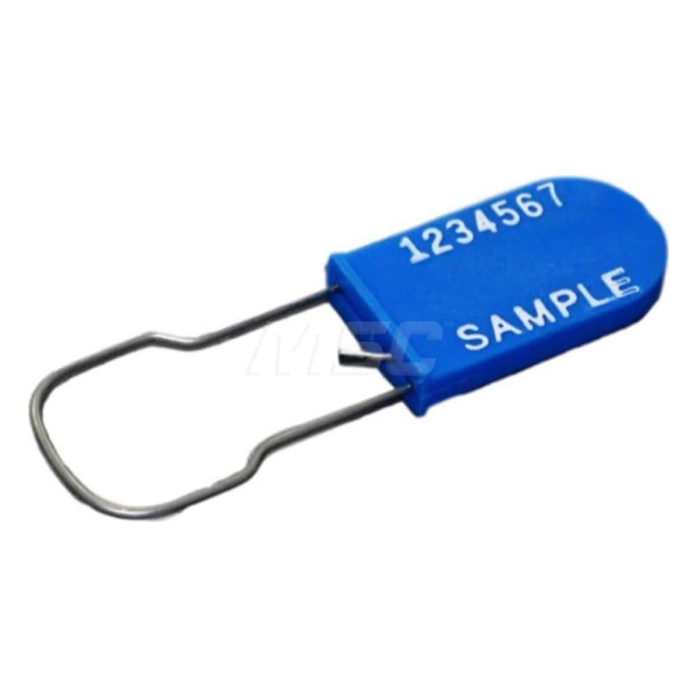 Security Seals, Type: Plastic/Wire Seal, Security Seal , Overall Length (Decimal Inch): 2.50000, 4.00 , Operating Length: 2, 3.5in (Decimal Inch) MPN:617000-01