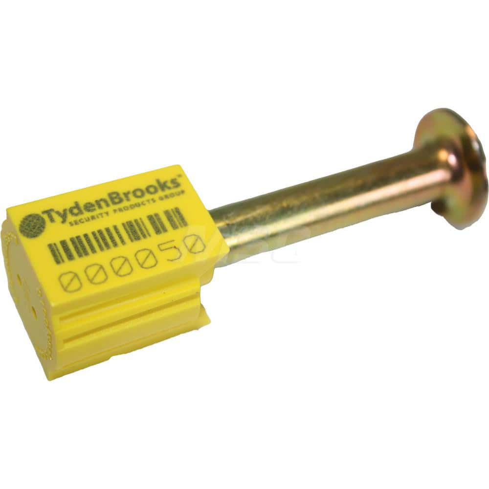 Security Seals, Type: Security Seal , Overall Length (Decimal Inch): 4.35000 , Operating Length: 3.3 (Decimal Inch), Breaking Strength: 4713.000 (Pounds) MPN:9254108F10
