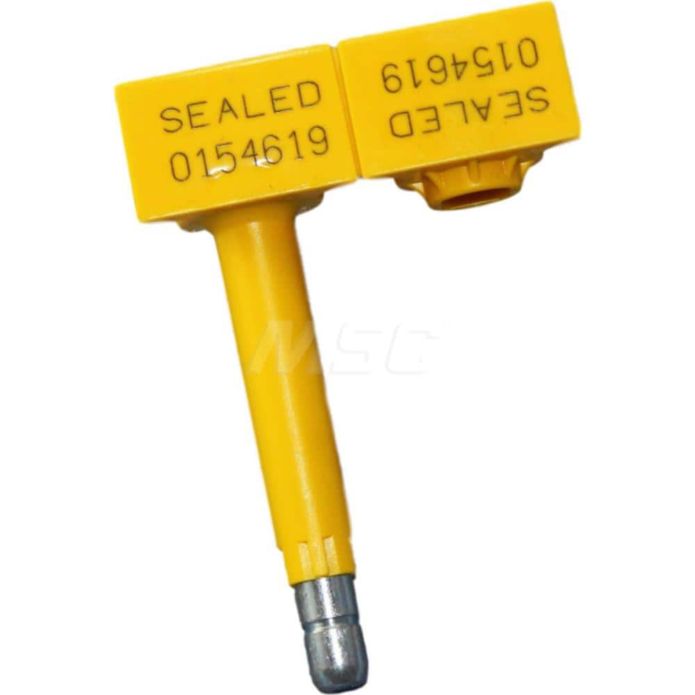 Security Seals, Type: Bolt Seal, Security Seal , Overall Length (Decimal Inch): 4.00000, 4.50 , Operating Length: 1.94, 4in (Decimal Inch) MPN:S52021000-01