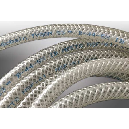 PVC Tubing, Tygon, 5/8 in I.D., 7/8 in O.D. MPN:AMH00046