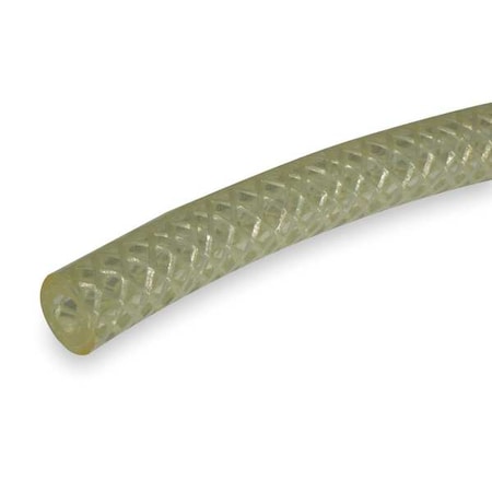 Tubing, Braided, Poly, 1 In, Clear MPN:AZY02064