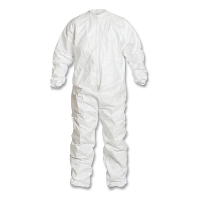 Tyvek Isoclean Cvrl Bound Neck White Md 182B MPN:IC182BWHMD002500