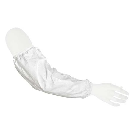 IC501B Protective Sleeves, 18 in Length, 9.7 mil Thick, Bound Seam, White, 100 PK MPN:IC501BWH0001000C