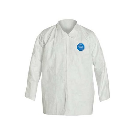 Shirt, Tyvek® 400, Snap, White, 3XL, 12 PK MPN:TY303SWH3X0012G1