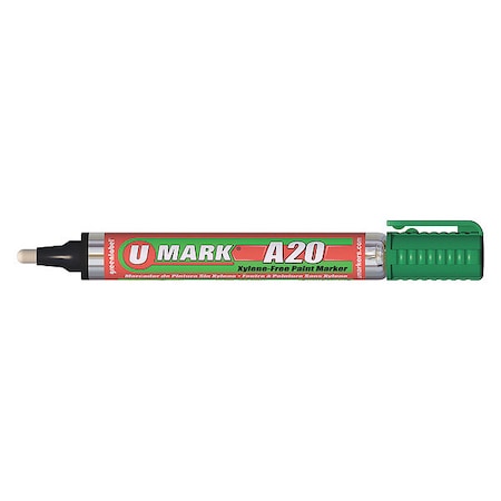 SolidPaintMarker, 5-5/8inL, Green, Paint MPN:10703