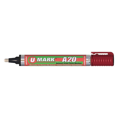 SolidPaintMarker, 5-5/8inL, Red, Paint MPN:10704