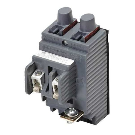 Circuit Breaker, UBIP Series, 15 to 20A, 2 Pole, 120V AC, 10kA MPN:UBIP1520