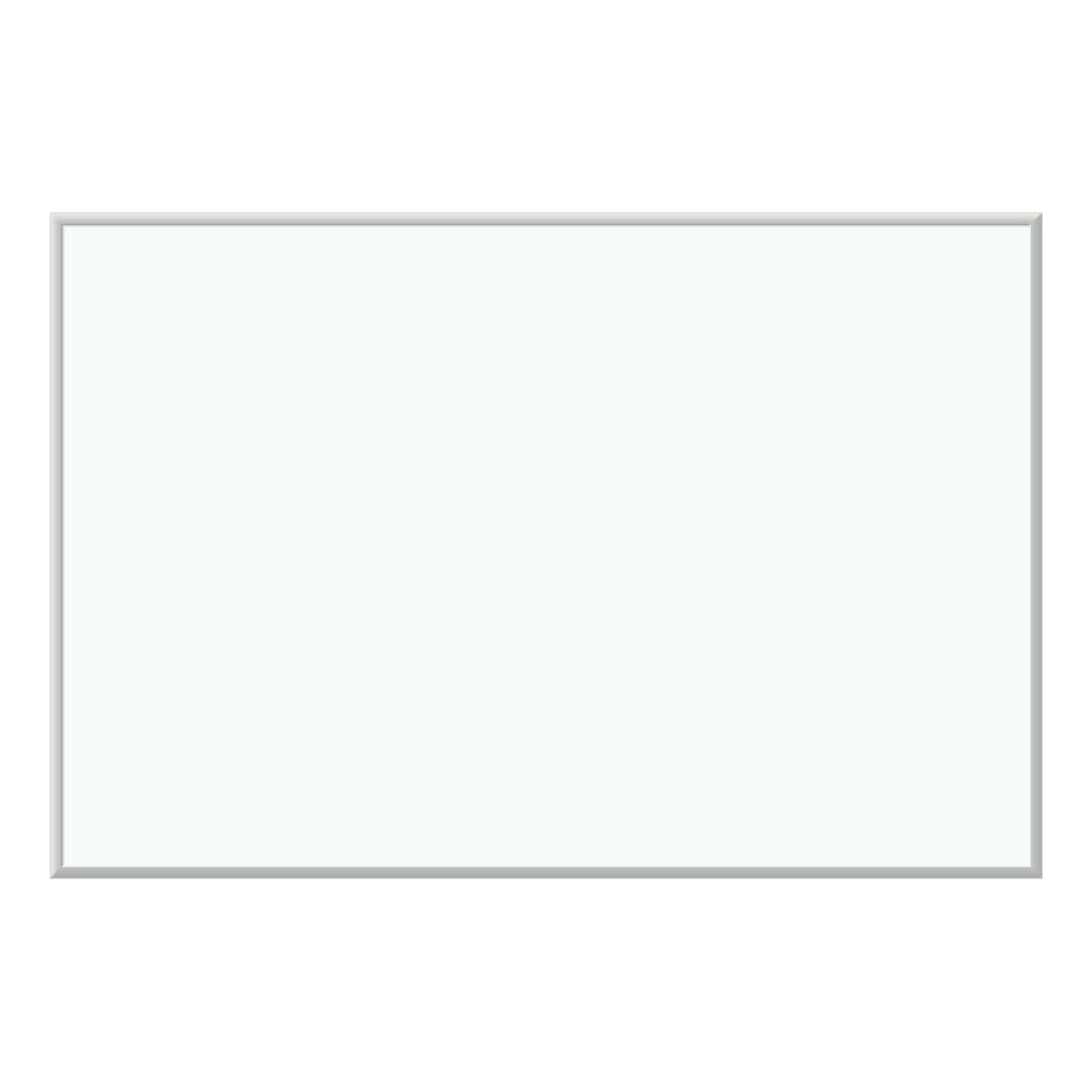 U Brands Melamine Non-Magnetic Dry-Erase Board, 72in X 48in, Silver Aluminum Frame, Actual Size 70in X 47in (033U00-01) MPN:033U00-01