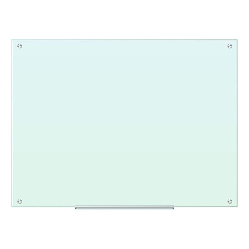 U Brands Glass Non-Magnetic Dry-Erase Board, 48in X 36in, White Frosted Surface, Frameless, Actual Size 47in X 35in (121U00-01) MPN:121U00-01