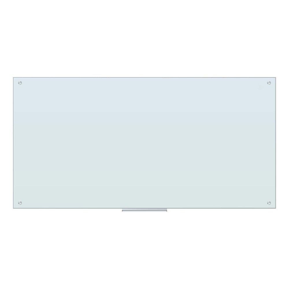 U Brands Magnetic Glass Dry-Erase Board, 72in X 36in, White Frosted Surface, Frameless, Actual Size 70in X 35in (2300U00-01) MPN:2300U00-01