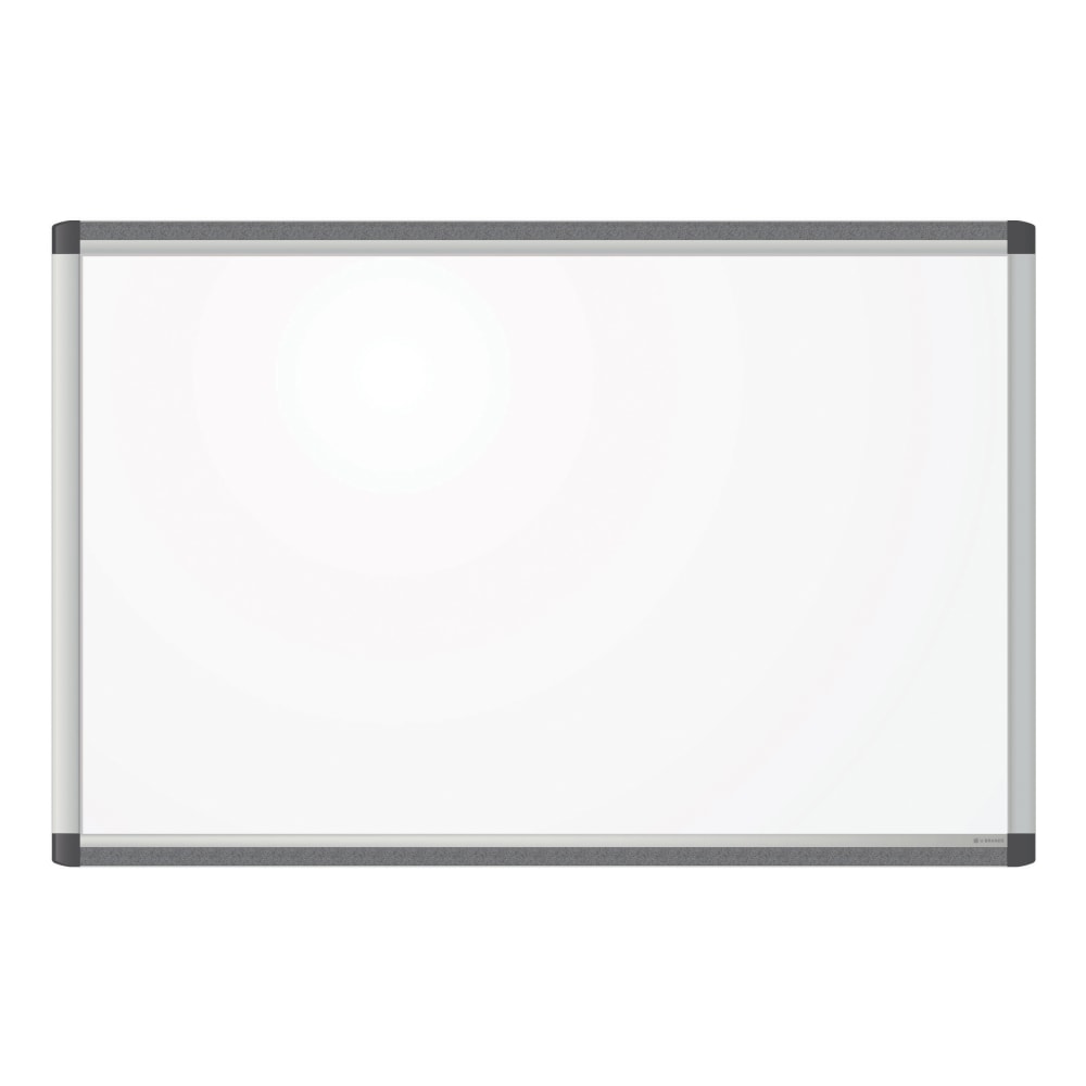 U Brands PINIT Magnetic Dry-Erase Board, 36in X 24in, Silver Aluminum Frame, Actual Size 35in X 23in (2805U00-01) MPN:2805U00-01