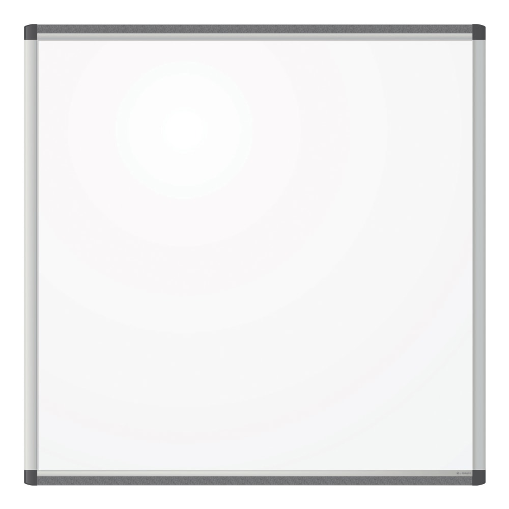 U Brands PINIT Magnetic Dry-Erase Board, 36in X 36in, Silver Aluminum Frame, Actual Size 35in X 35in (2806U00-01) MPN:2806U00-01