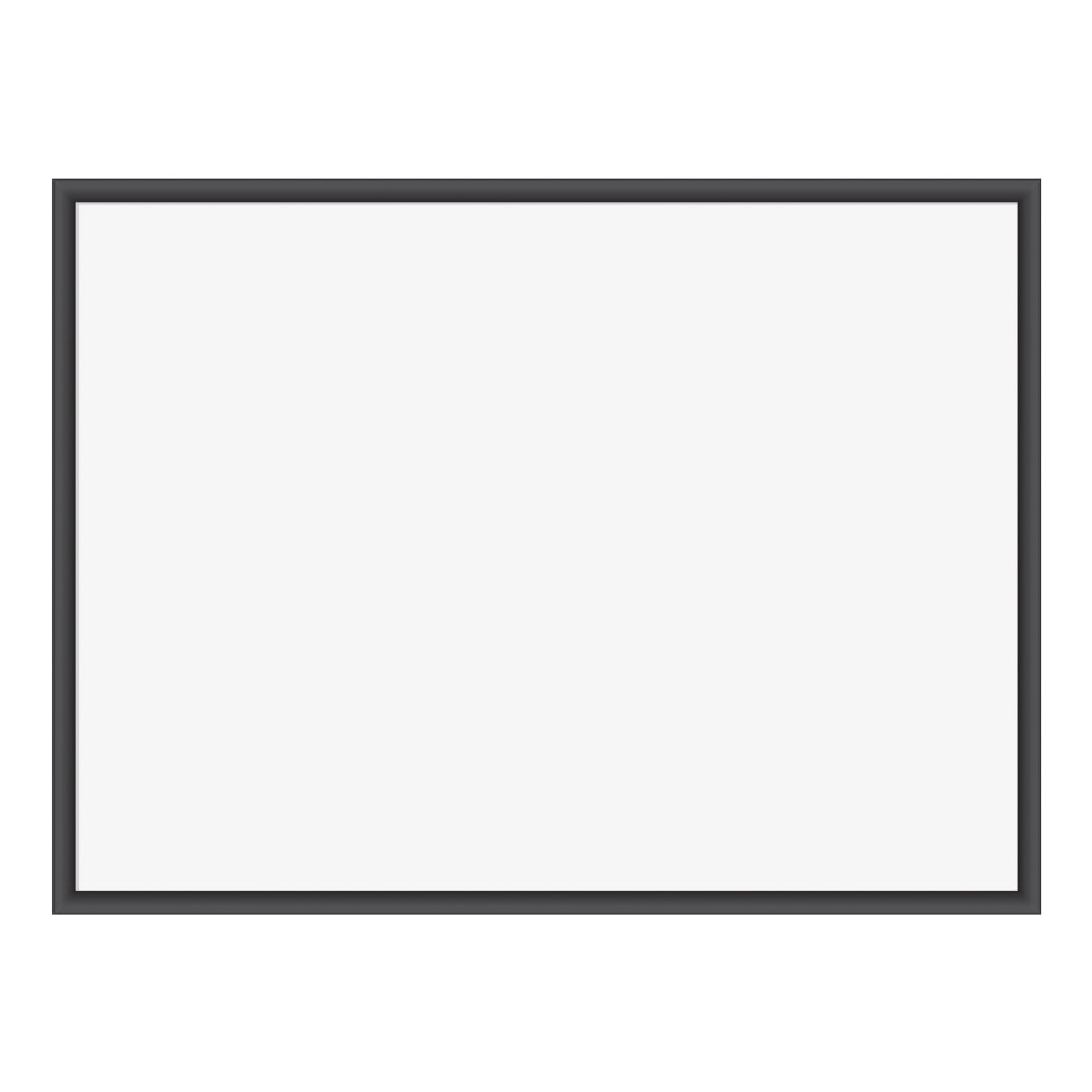 U Brands Magnetic Dry-Erase Board, 48in X 36in, Black Wood Frame, Actual Size 47in X 35in (2893U00-01) MPN:2893U00-01