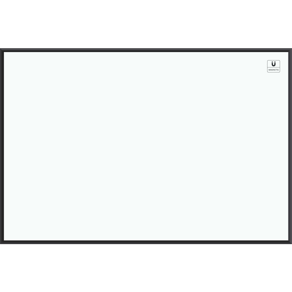 U Brands Magnetic Dry-Erase Board, 72in X 48in, Black Aluminum Frame, Actual Size 70in X 47in (2897U00-01) MPN:2897U00-01