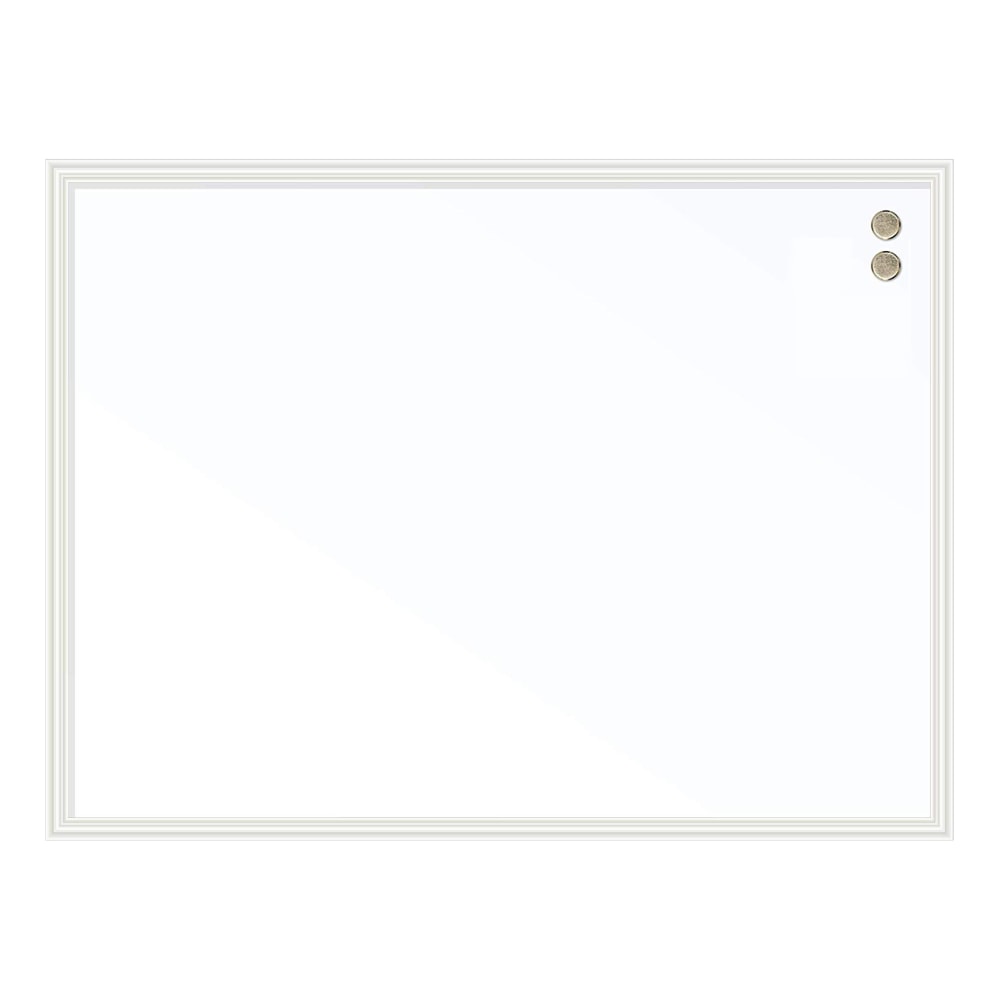 U Brands Magnetic Dry-Erase Board, 40in X 30in, White Decor Frame (2915U00-01) MPN:2915U00-01