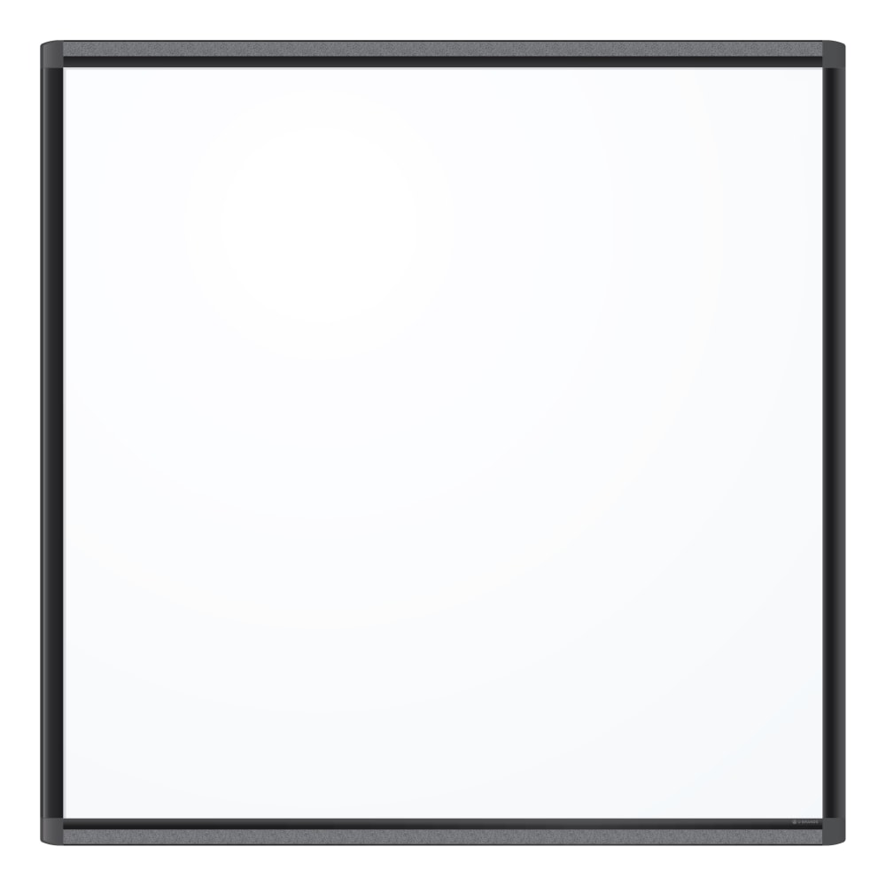 U Brands PINIT Magnetic Dry-Erase Board, 36in X 36in, Black Aluminum Frame, Actual Size 35in X 35in (3010U00-01) MPN:3010U00-01