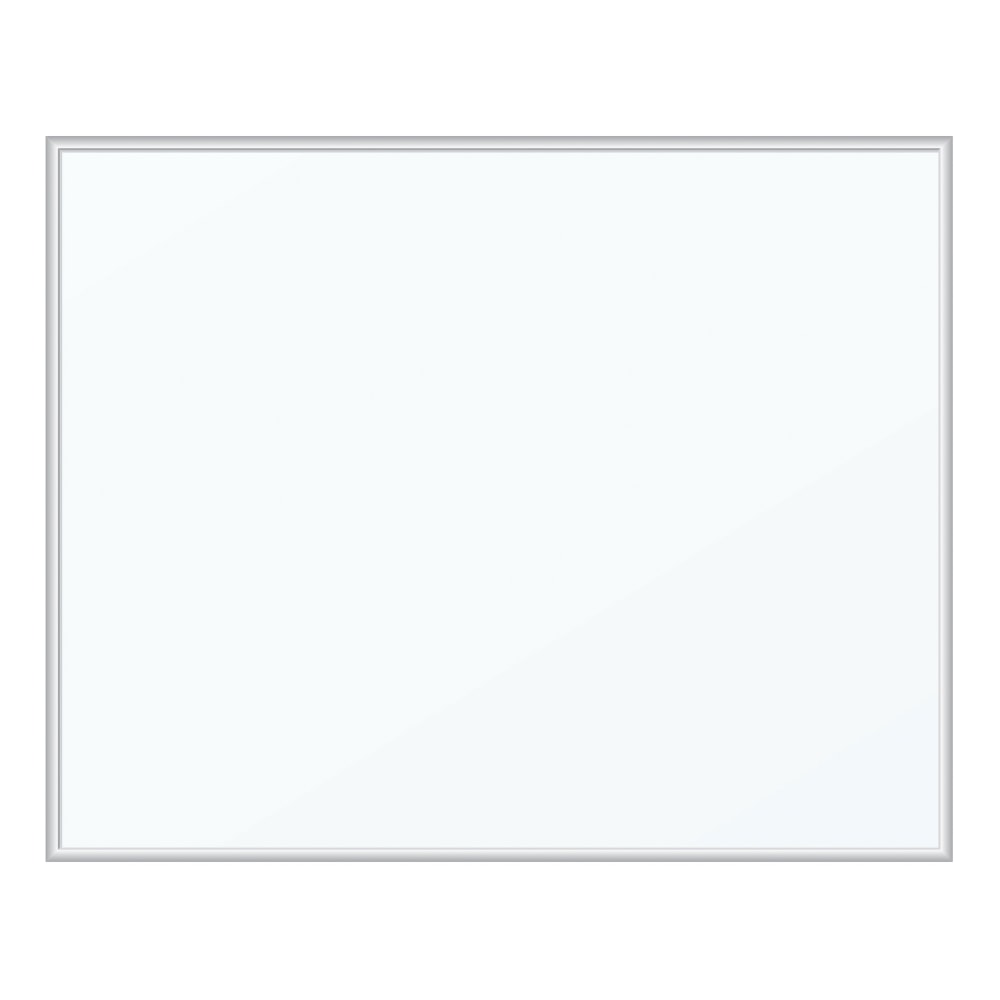 U Brands Magnetic Dry-Erase Board with White Magnet and Dry-Erase Marker, 20in X 16in, Silver Aluminum Frame (356U00-01) MPN:356U00-01