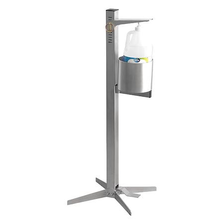 Hand Sanitizer Dispenser Stand, Gel Form, Material: Steel MPN:565189