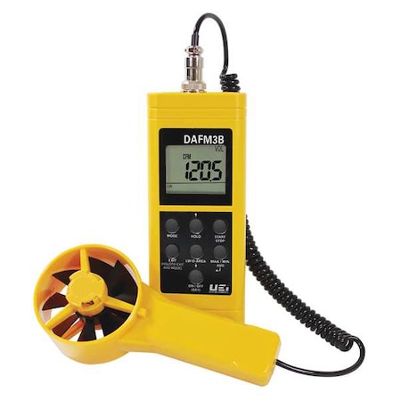 Anemometer with Humidity, 99 to 3937 FPM MPN:DAFM3B
