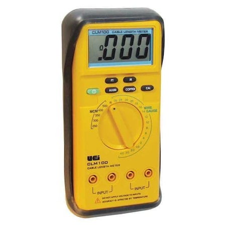 NIST Certified Cable Length Meter, Measures ft., m MPN:CLM100-N