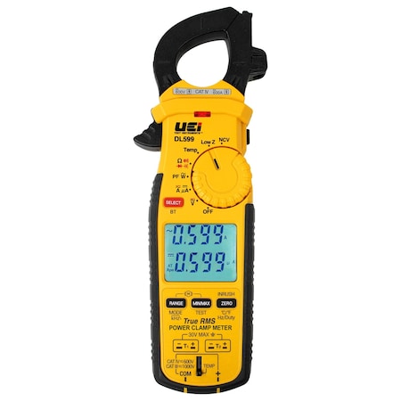 Clamp Meter, Yes, 600 A A, CAT IV 60V Safety Rating MPN:DL599