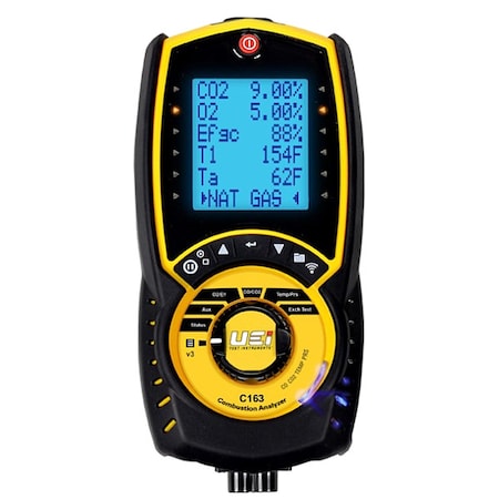 Combustion Analyzer, 32to113F, 21% v/vO2 MPN:C163-N