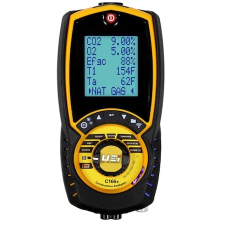 Combustion Analyzer, 32to113F, 21% v/vO2 MPN:C165+NOIL-N