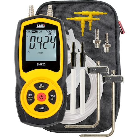 Hi-Res Differential Manometer Static Pressure Kit MPN:EM720SPKIT