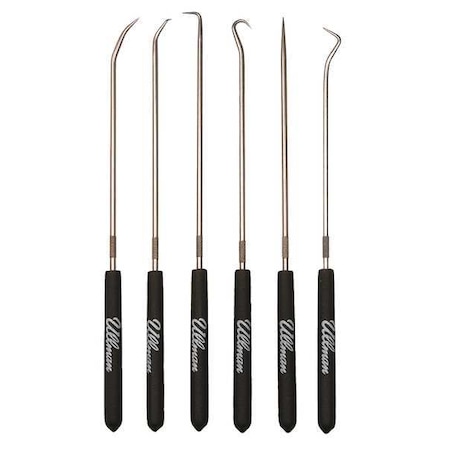 Pick/Hook Set, Stl Shft, Plstc Grps, PK6 MPN:CHP6-L