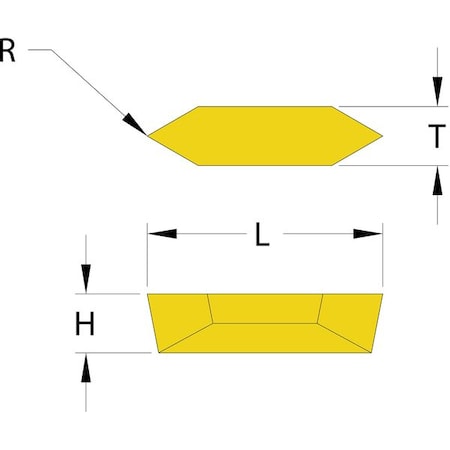 Threading Insert, V84-NV, 0.0060 in, Carbide MPN:913-000-523