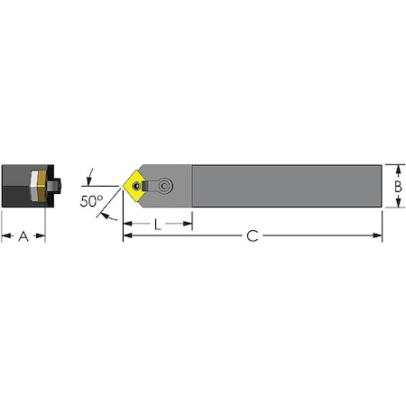 Indexable Profiling End Mill, 1-1/4
