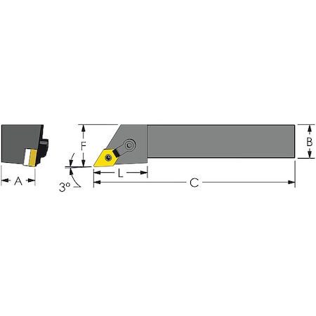 Indexable Profiling End Mill, 1