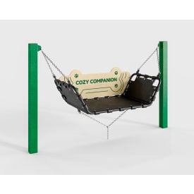BarkPark™ Cozy Companion Swaying Bench Inground Mount PBARK-451