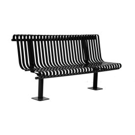 UltraSite® Kensington Bench w/ Back Surface Mount 72